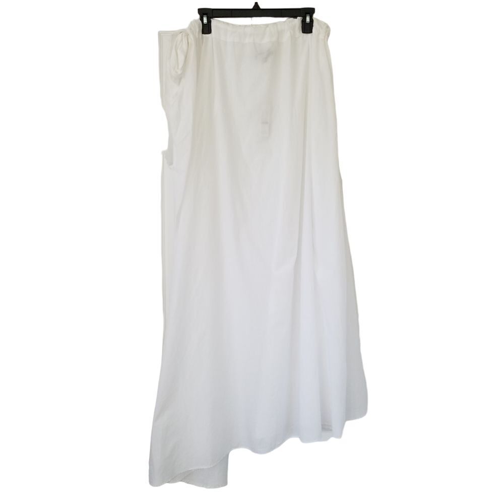 J. Crew One Shoulder Beach Dress Cover Up Cotton Voile Sz S White NWT $118 CA802